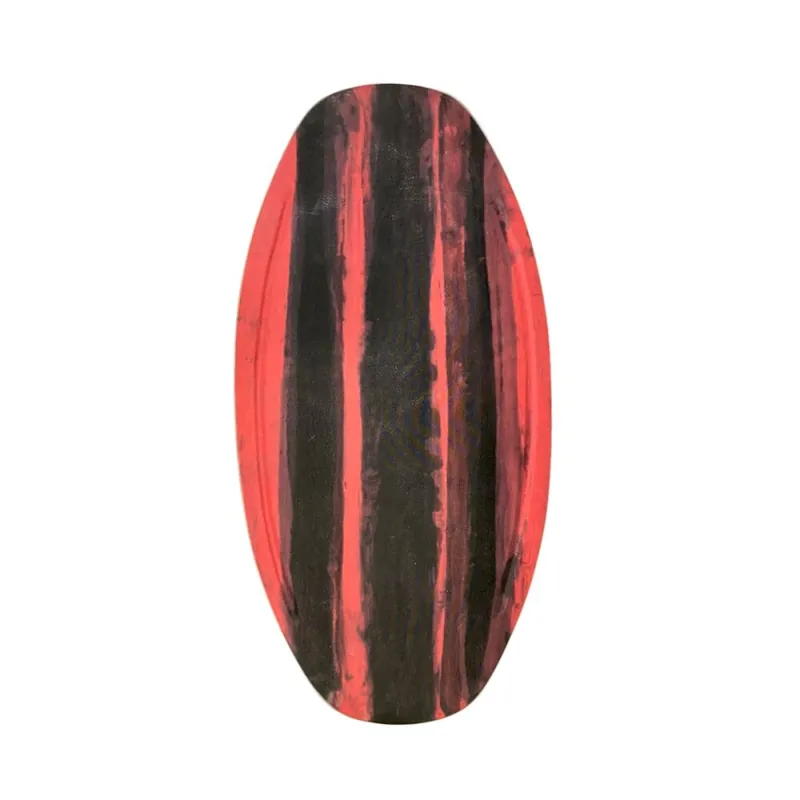 Neue Kollektion HW-Shapes Freestyle Skimboard V2 95 EpoxyartBlack Red Stripe