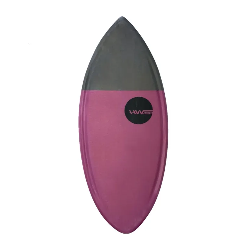 Sonderaktion HW-Shapes Waveskim Colorblock Magenta Grey Skimboard