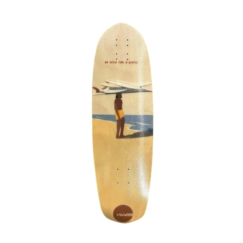 Preisreduziert HW-Shapes Surfskate DT 31.5" Deck Go Wild