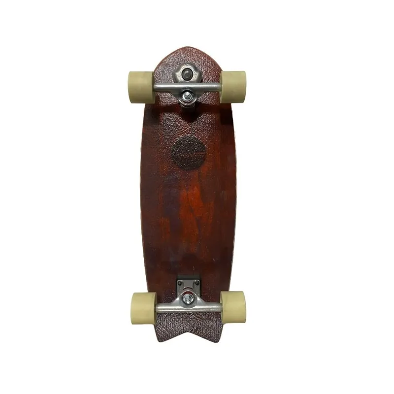 Nur Für Kurze Zeit HW-Shapes 29.5" Fish Tail Surfskate Red Epoxyart