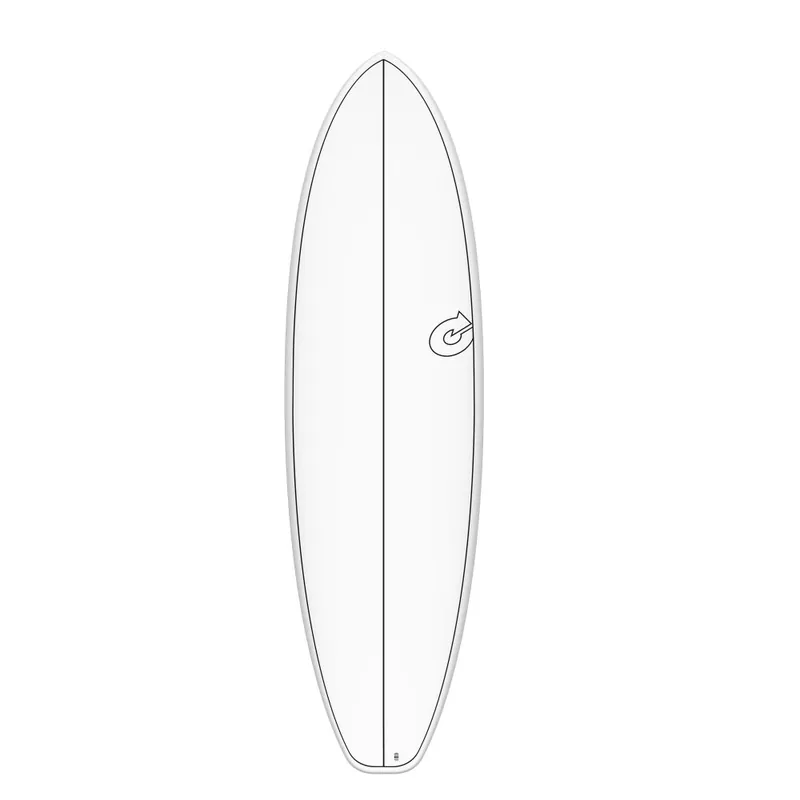 Super-Preis Surfboard TORQ TEC-HD BigBoy23 7.2 Weiss Pinline