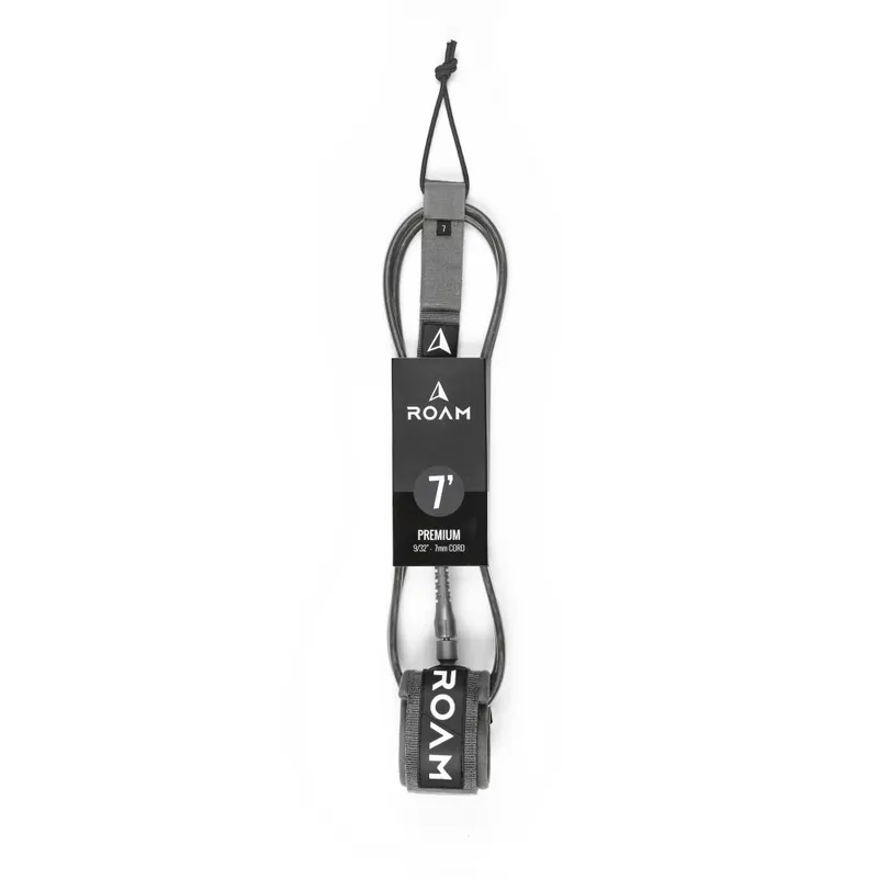 Ausverkauf ROAM Surfboard Leash Premium 7.0 Grau