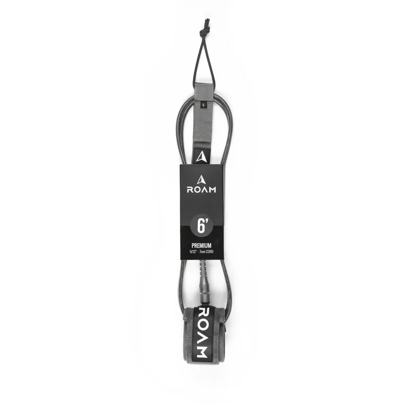 Neu ROAM Surfboard Leash Premium 6.0 Grau