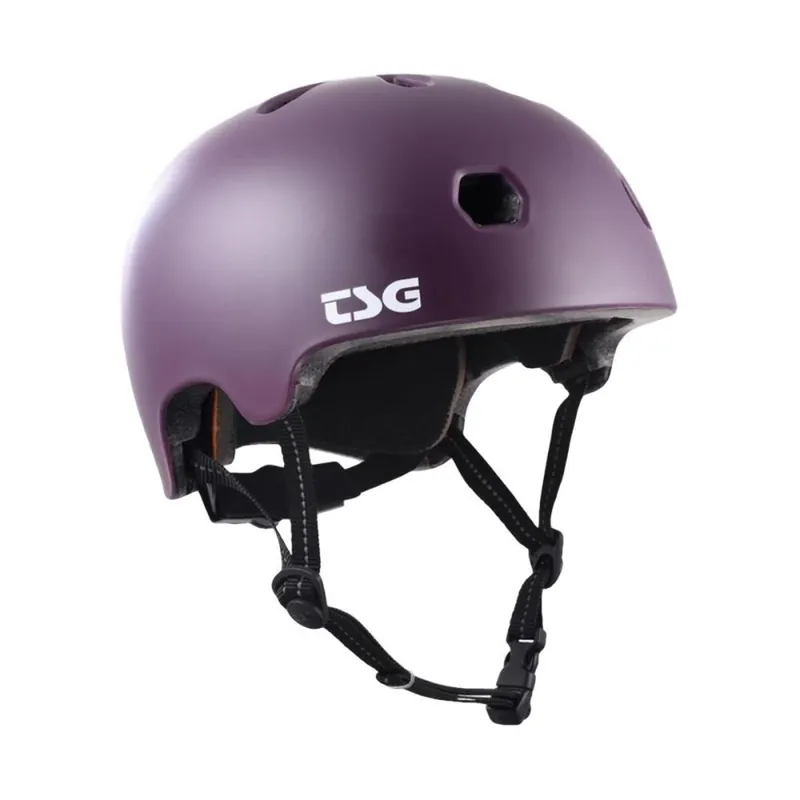 Neuheit TSG Helmets Meta Solid Color Satin Eggplant