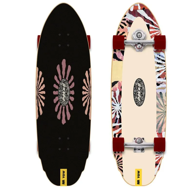 Zertifiziert Yow x Pukas Flame 33" Surfskate Komplettboard