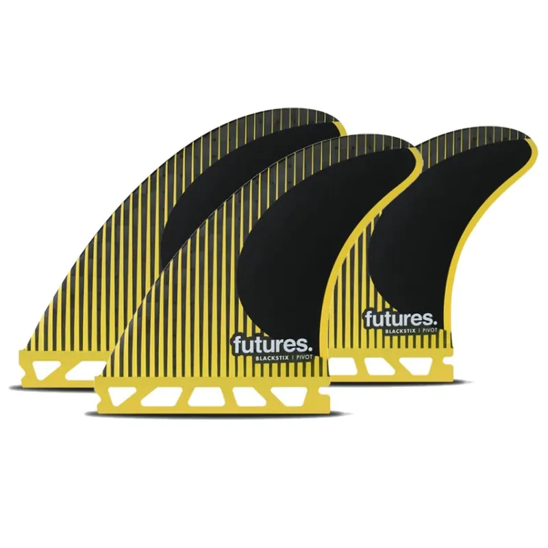 FUTURES Thruster Fin Set P6 Blackstix Pivot M Beliebt
