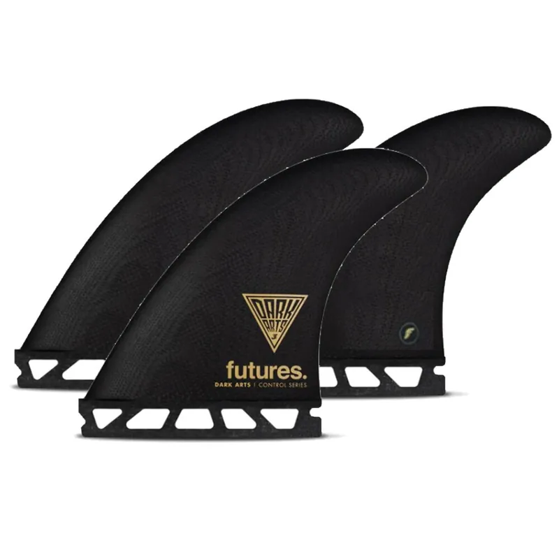 FUTURES Thruster Fin Set Dark Arts Fiberglass L Aktuell
