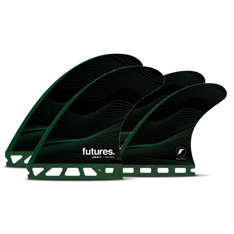 FUTURES Quad Fin Set F8 Honeycomb Legacy Neutral L Kracherpreis