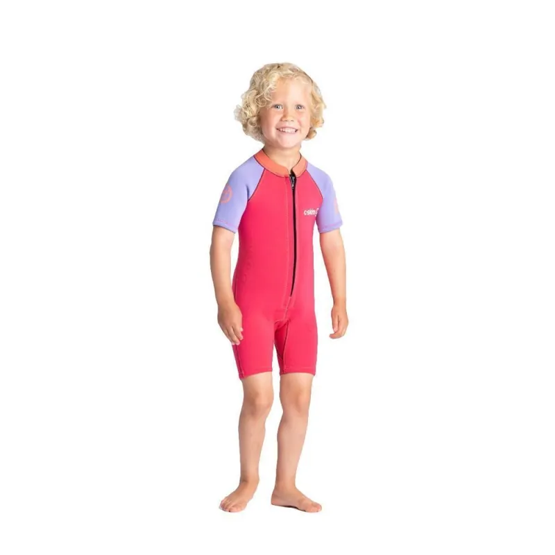 C-Skins BABY Shorty 3/2 Neoprenanzug Coral Lilac Bright Coral Rabatt