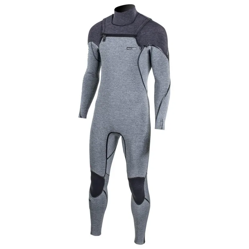 Prolimit Mercury TR Freezip 4/3 FTM Neoprenanzug Cold Steel Black LT (53) Heißes Angebot