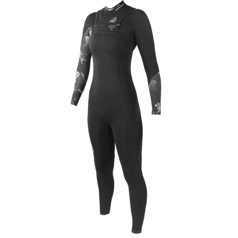Preiswert Soöruz Divine 4/3 Oysterprene FZ Frauen Neoprenanzug Black MS