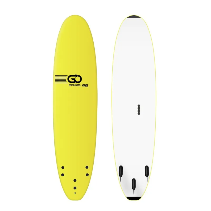 GO Softboard School Surfboard 8.6 wide body Gelb Neu Im Sortiment