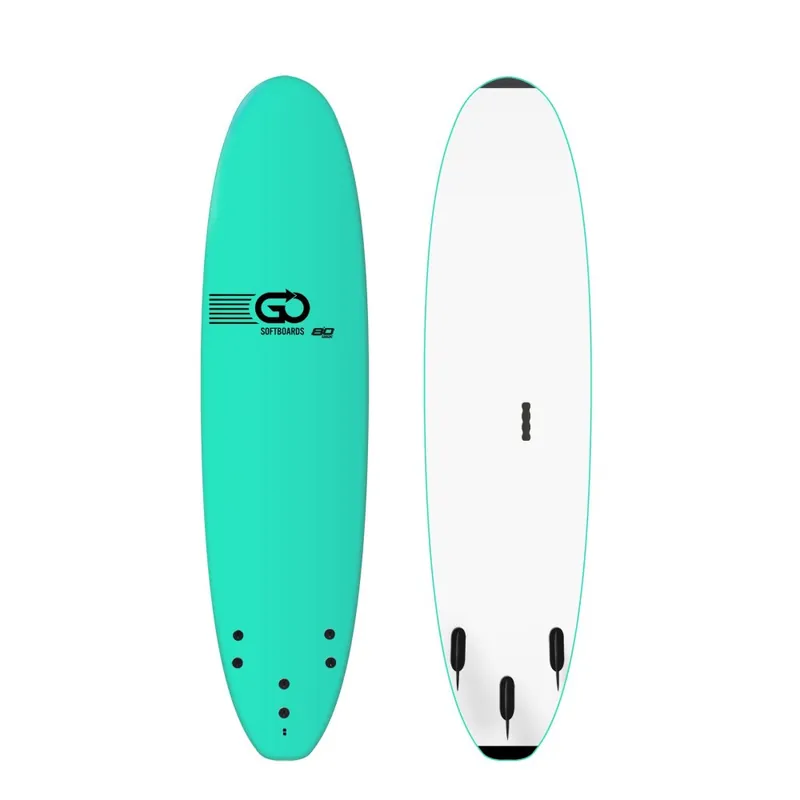 GO Softboard School Surfboard 8.0 wide body Grün Meistverkauft