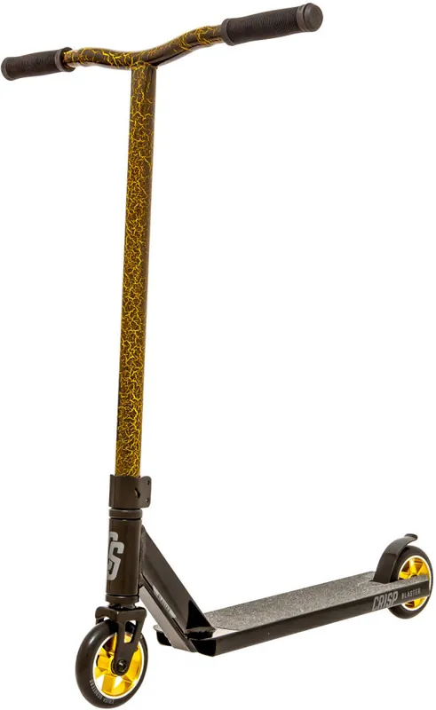 Ausverkauf Crisp Blaster Stunt Scooter Black Gold Cracking