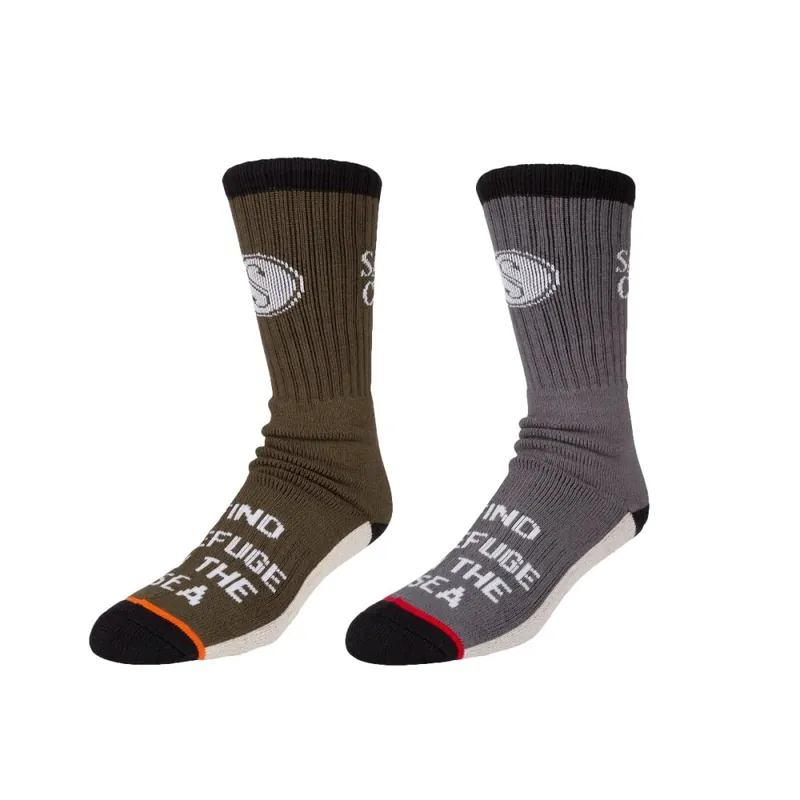 Neu Im Sortiment Salty Crew Pinnacle 2 Pack Boot Socks