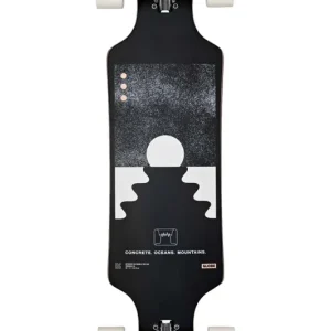Nur Heute Globe Geminon 35" Longboard Komplettboard Tidal Force Black