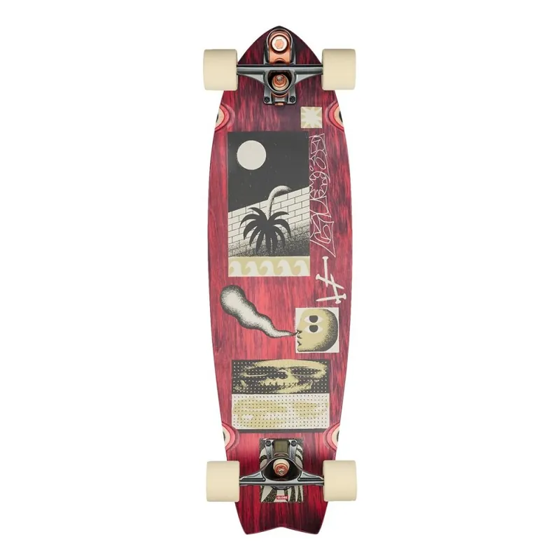 Geprüft Globe Chromantic Surfskate Komplettboard Last In