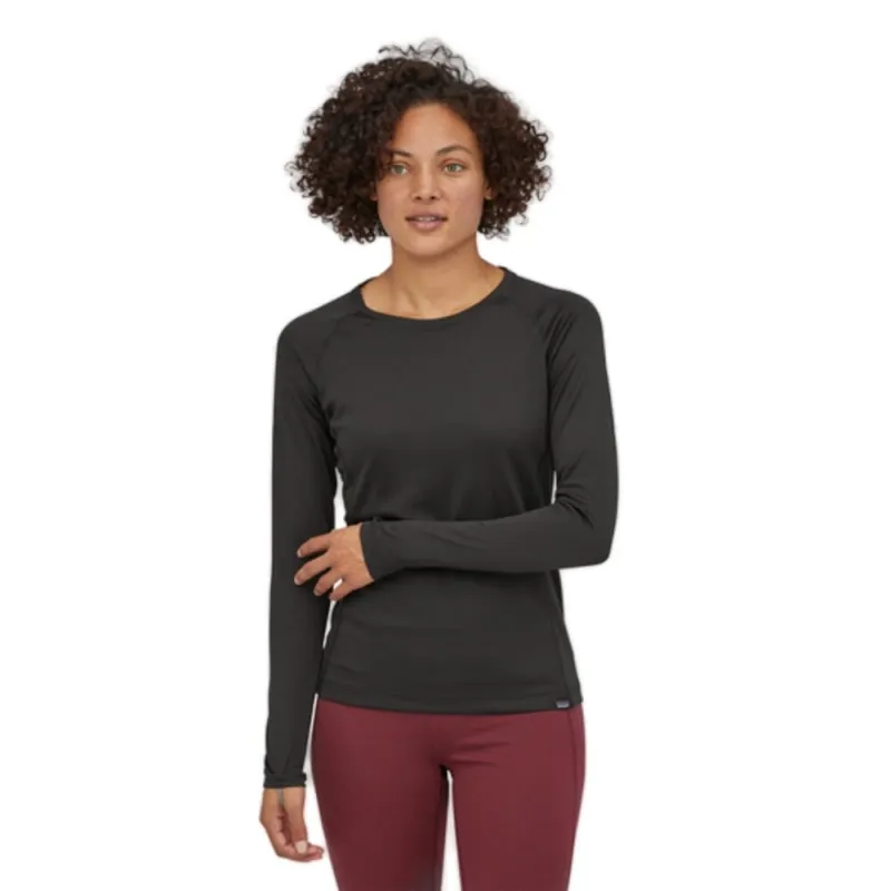 Patagonia W‘s Capilene Baselayer Midweight Crew Black XS Schnäppchen