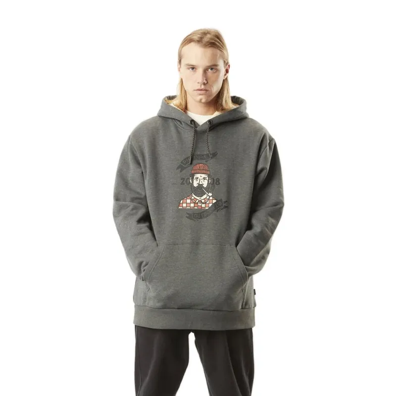 Picture Organic Clothing Chuchie Plush Hoodie Dark Grey Melange Expressversand