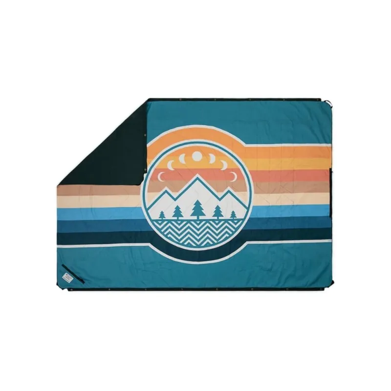 Voited Picnic & Beach Towel Blanket Camp Vibes Blue Lagoon Sonderaktion