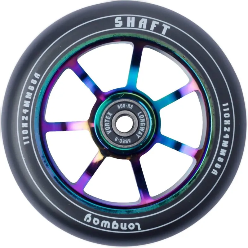 Highlight Longway Shaft 110mm Stunt Scooter Rolle Neochrome