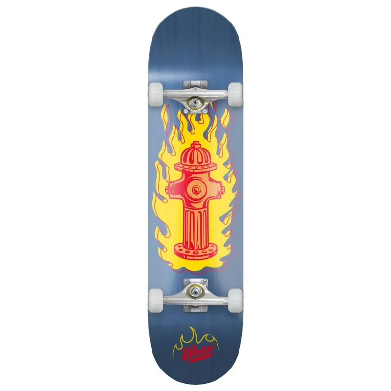 ÜBER Skateboards On Fire 8.5 Royal Complete Finale Aktion