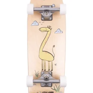 Little Lemon Loomi Corkgrip Kids Skateboard Cruiser Giraffe 24.75" Nur Heute