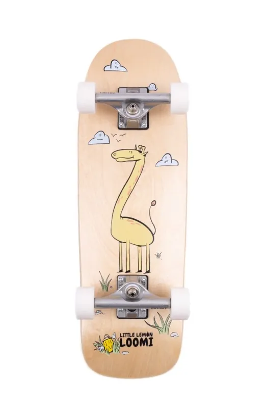 Little Lemon Loomi Corkgrip Kids Skateboard Cruiser Giraffe 24.75" Nur Heute