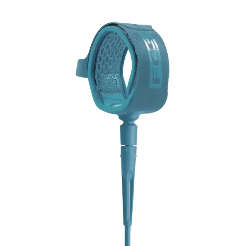 Top-Seller FCS Surfboard Comp Essential Series Leash 5‘0" Tranquil Blue