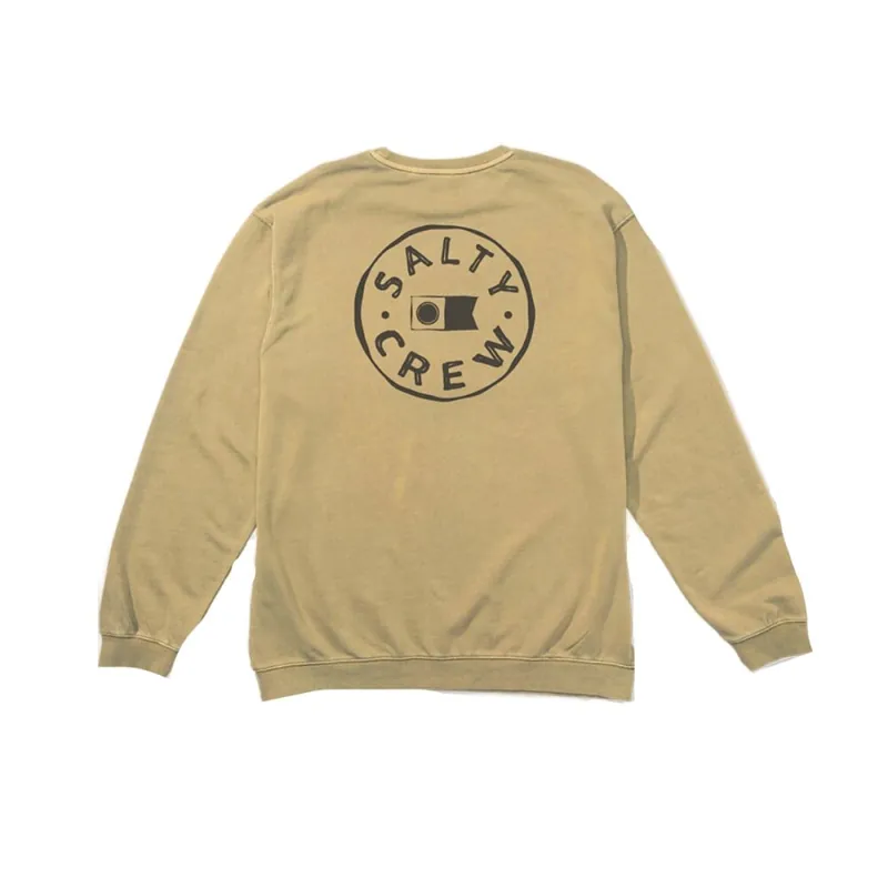 Salty Crew Watermark Vintage Crew Fleece Khaki M Expressversand