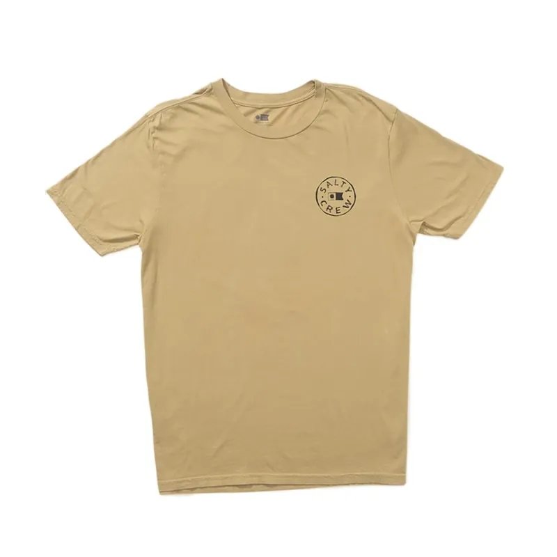 Nur Für Kurze Zeit Salty Crew Watermark Vintage SS Tee Khaki M