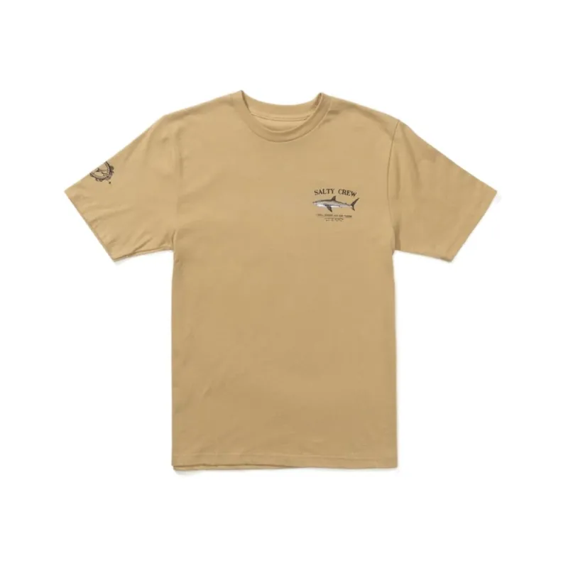 Rabatt Salty Crew Bruce Boys Kids S/S Tee Khaki XL (14 Jahre)