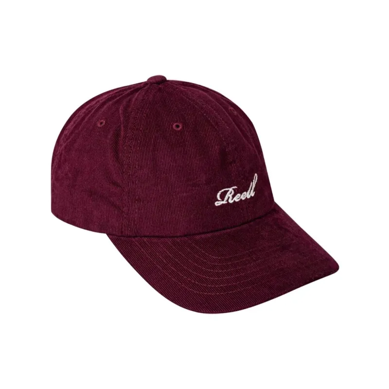 Letzte Chance Reell Single Script Cap Vintage Burgundy Cord