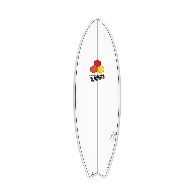 Letzte Chance Surfboard CHANNEL ISLANDS X-lite PodMod 5.6 Weiss