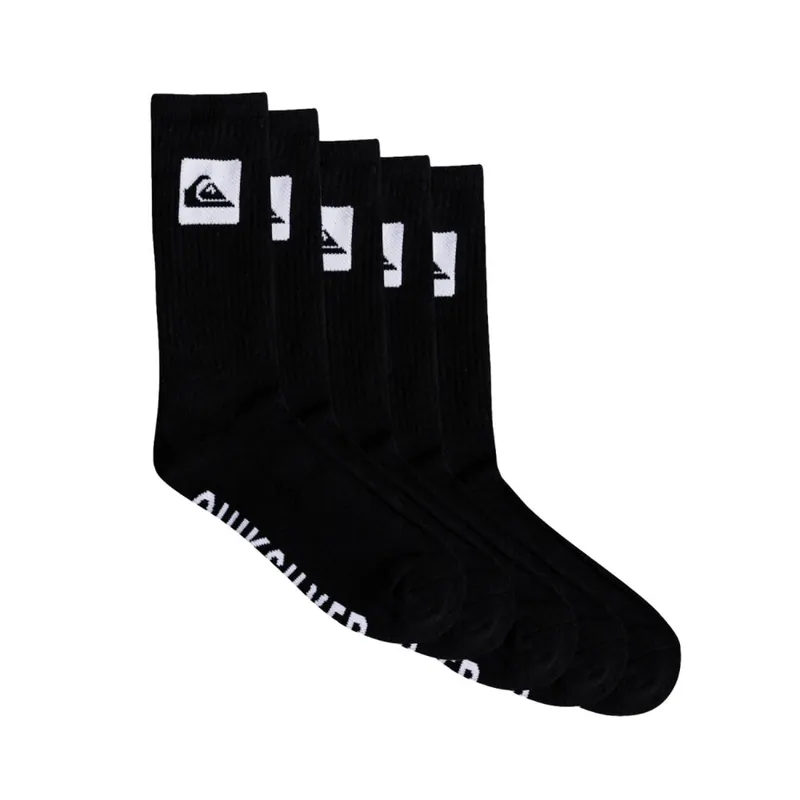 Quiksilver Socks 5 Crew Pack Black Super-Preis