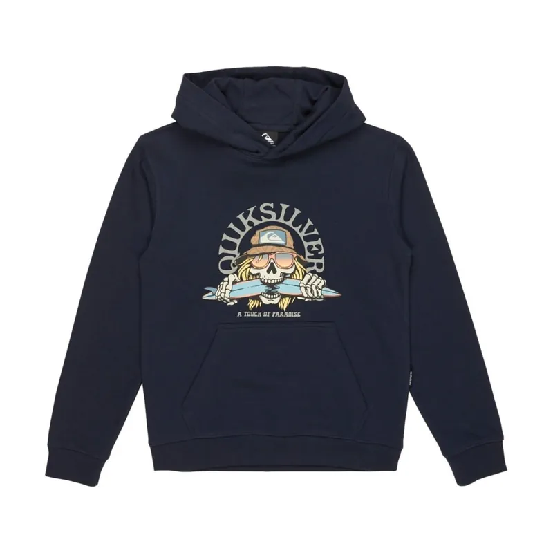 Quiksilver Graphic Hoodie Youth Dark Navy XS ( 8 Jahre) Kracherpreis