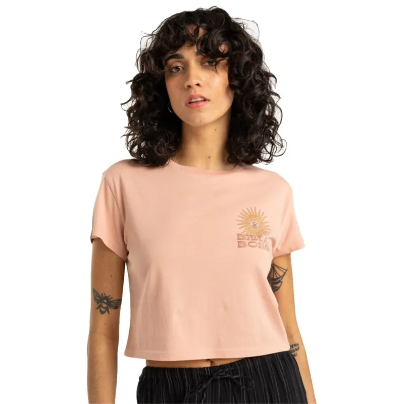 Saisonangebot Billabong Vibes Around Shirt Top Rose Bud S