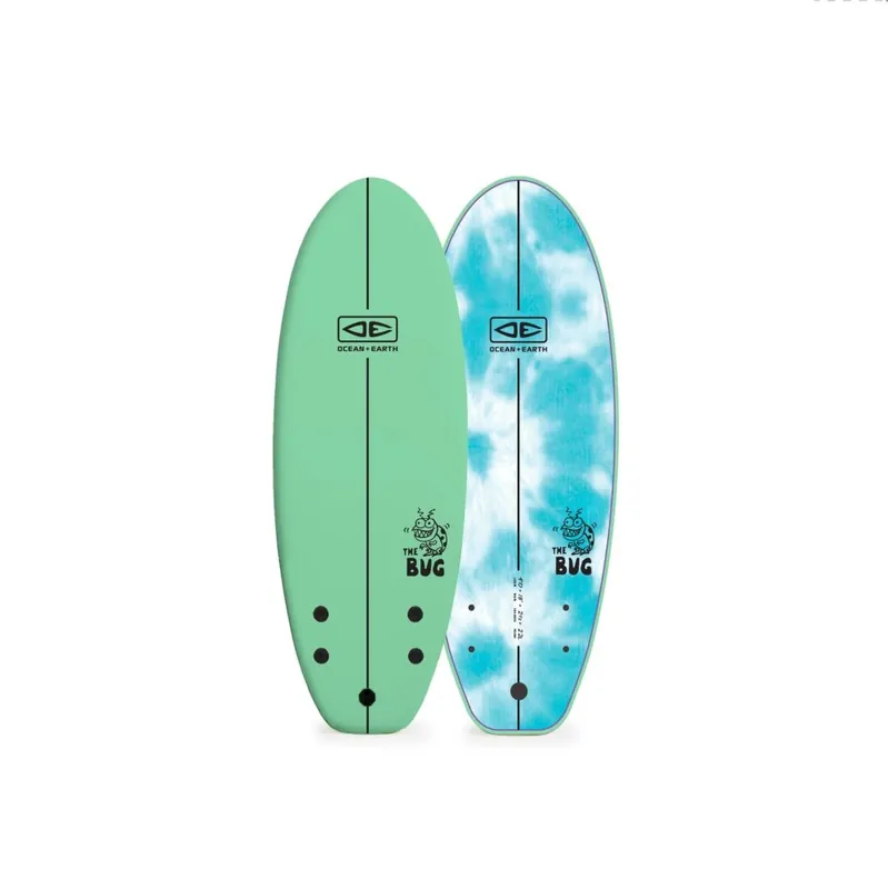 Meistverkauft Ocean & Earth The Bug 4‘0" Mini Softboard Spearmint