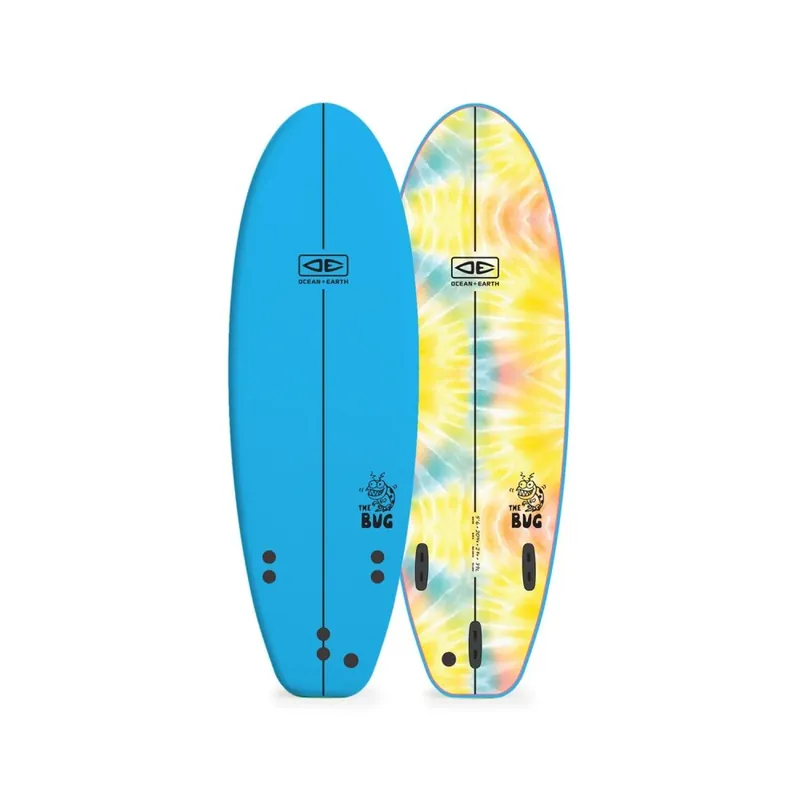 Neuheit Ocean & Earth The Bug 5‘6" Mini Softboard Blue