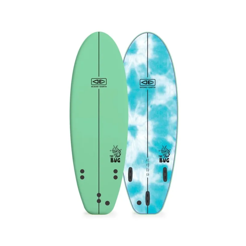 Ocean & Earth The Bug 5‘6" Mini Softboard Spearmint Finale Aktion