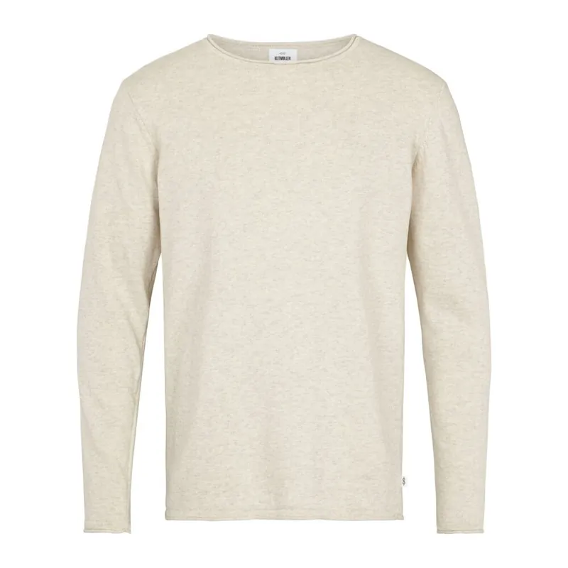 Klitmoller Collective Noah Knit Strickpullover Cream Melange XL Top-Preis
