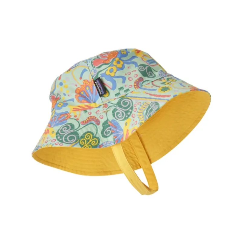 Patagonia Baby Sun Bucket Hat Meadow Moose Rinsed Green 3-6M Online Kaufen