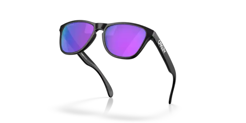 Neuheit Oakley Frogskins S Sonnenbrille Matte Black Prizm Violet