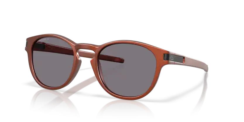 Saisonangebot Oakley Latch Sonnenbrille Fire Orange Prizm Grey Polarized