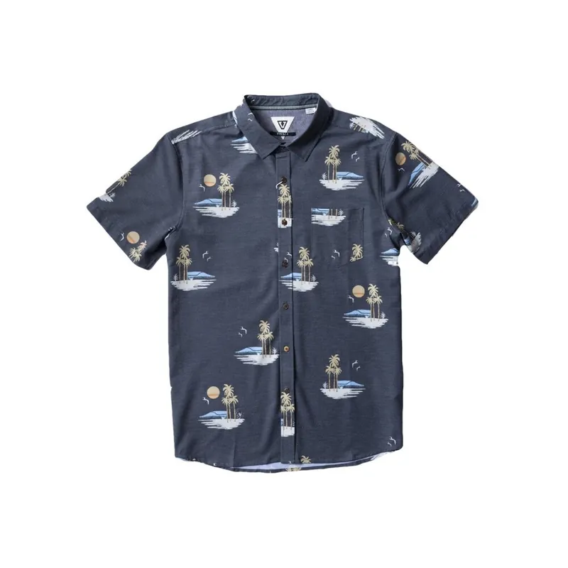 Top-Seller Vissla Tres Palma Eco SS Shirt Phantom