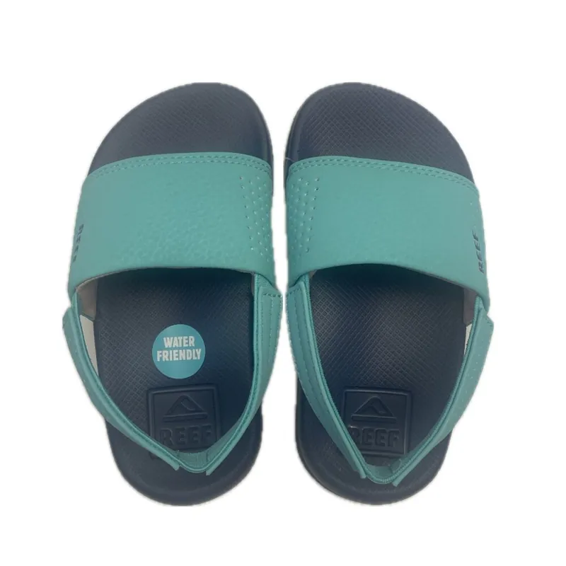 Sonderaktion reef Little One Slide Badelatschen Dusk / Aqua US10 - EU 26