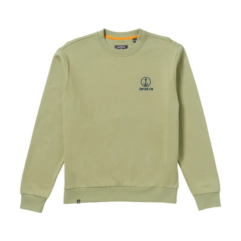 Rabatt Captain Fin Shweaty Anchor Crew Light Army XL