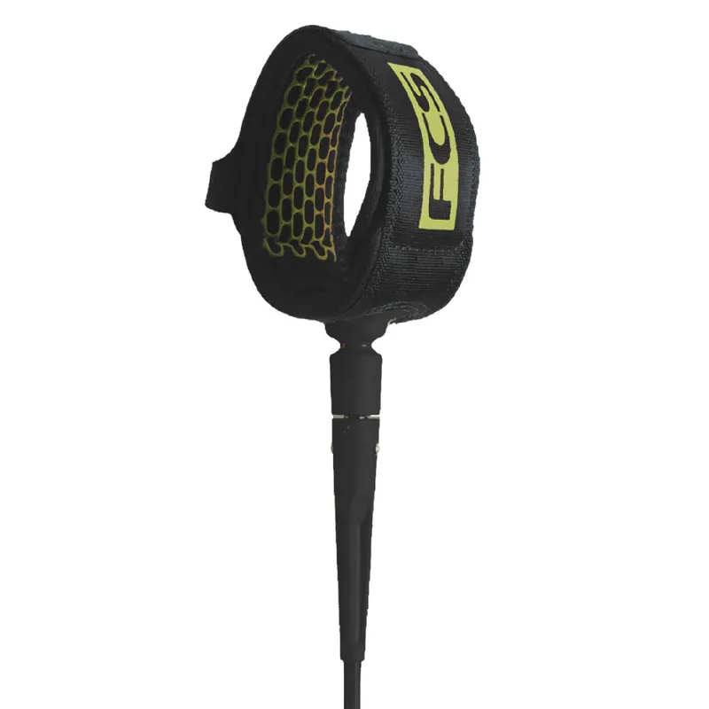 Finale Aktion FCS Surfboard Comp Essential Series Leash 6‘0" Coal Lime
