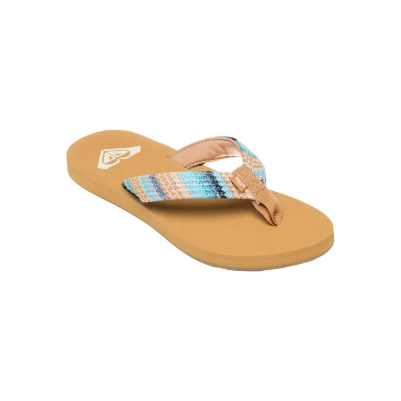 Roxy Zehentrenner Porto Raffia II Blue Depth US 11 (42) Neue Ware