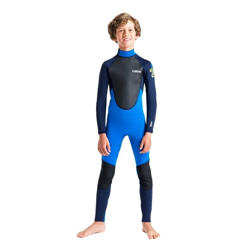 Nur Heute C-Skins Element Junior Steamer 3/2 Neoprenanzug Cyan Slate JS